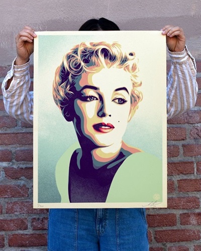 Marilyn Sunset by Shepard Fairey