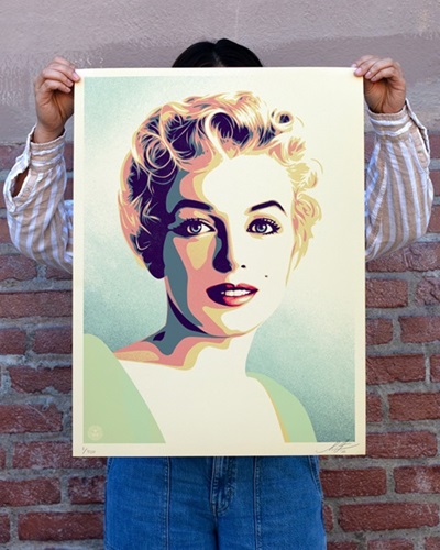 Marilyn Sunrise by Shepard Fairey