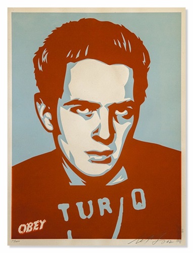Strummer Poster by Shepard Fairey