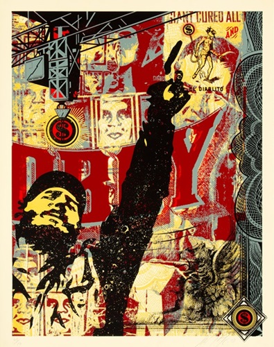 Castro Collage by Shepard Fairey