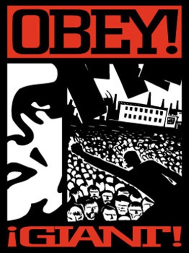 Crowd 2 by Shepard Fairey