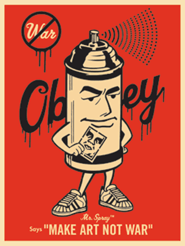 Mr Spray by Shepard Fairey