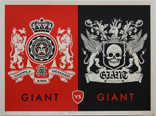 Giant vs Giant by Shepard Fairey