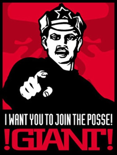 Join The Posse by Shepard Fairey