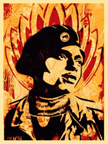 Unknown Black Panther by Shepard Fairey