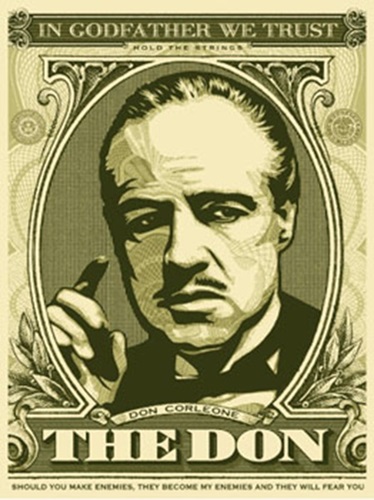 Godfather - The Don by Shepard Fairey