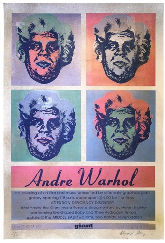 Andre Warhol by Shepard Fairey