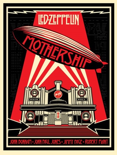 Zeppelin Mothership by Shepard Fairey
