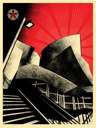 LA Philharmonic Hall (First Edition) by Shepard Fairey