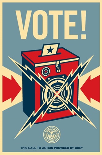 Vote! by Shepard Fairey