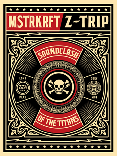 Soundclash Of The Titans by Shepard Fairey