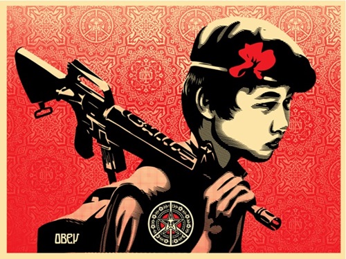 Duality Of Humanity 2 by Shepard Fairey