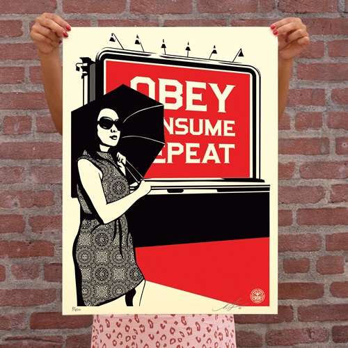 Obey Billboard (Consume) (First Edition) by Shepard Fairey