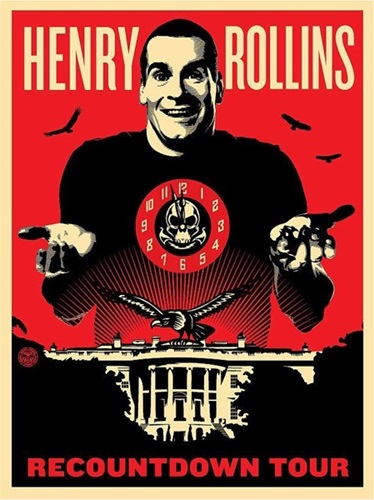 Henry Rollins Countdown by Shepard Fairey