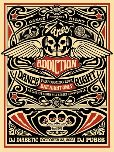 Jane's Addiction by Shepard Fairey