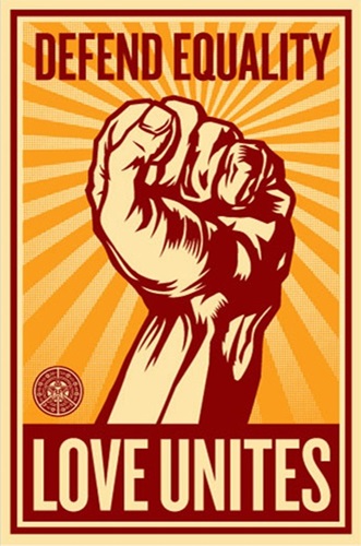 Love Unites by Shepard Fairey