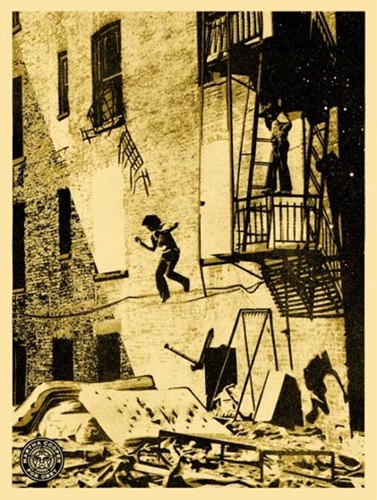 Leap Of Faith by Shepard Fairey