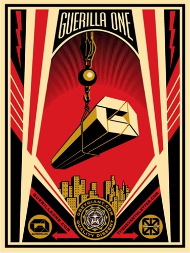 Guerilla One x The Seventh Letter Collaboration Print by Shepard Fairey