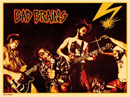 Bad Brains Collaboration Print by Shepard Fairey
