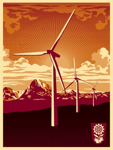 Obey Windmill by Shepard Fairey