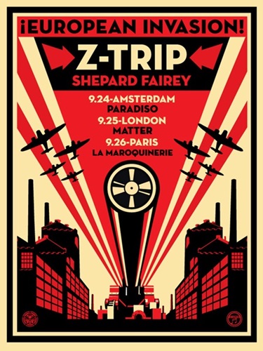 European Invasion Z-Trip by Shepard Fairey