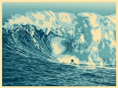 Jaws Wave by Shepard Fairey