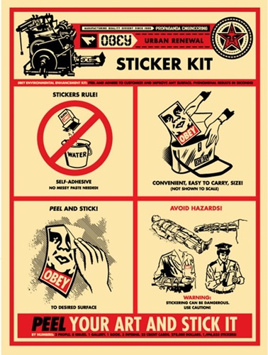 Sticker Kit Print by Shepard Fairey