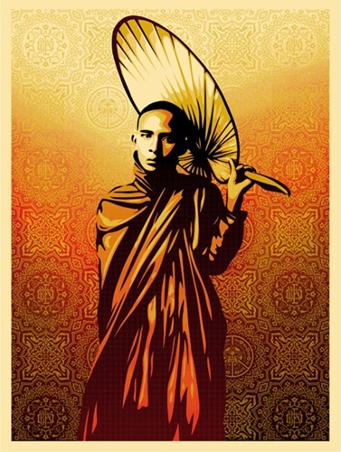 Burmese Monk by Shepard Fairey