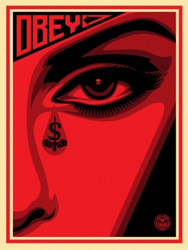Eye Alert Red by Shepard Fairey