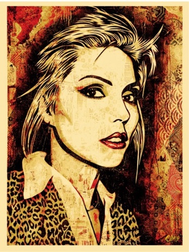 Debbie Harry Canvas Print by Shepard Fairey