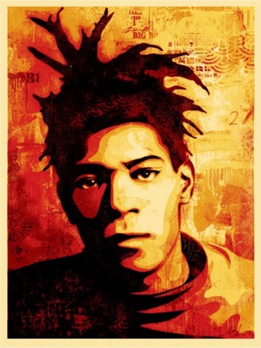 Basquiat Canvas Print by Shepard Fairey