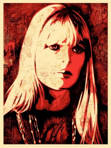 Nico Canvas Print by Shepard Fairey