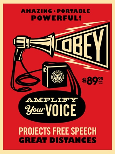 Obey Megaphone by Shepard Fairey