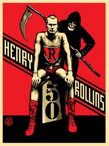 Rollins 50 by Shepard Fairey
