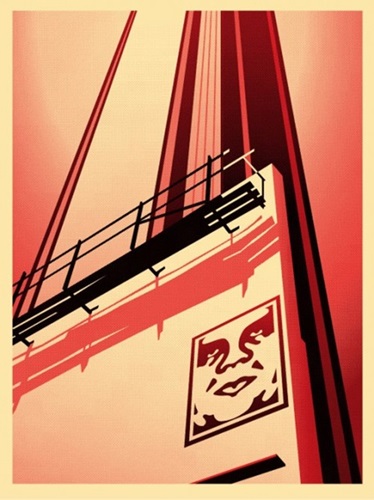 Sunset & Vine Billboard by Shepard Fairey