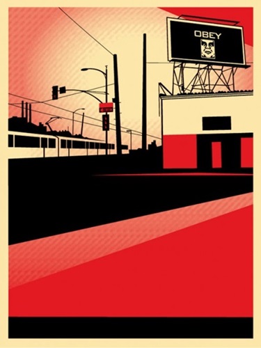 SD (San Diego) Billboard by Shepard Fairey