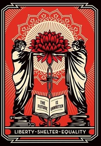 The Future Is Unwritten by Shepard Fairey
