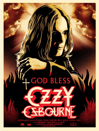 God Bless Ozzy Osbourne by Shepard Fairey