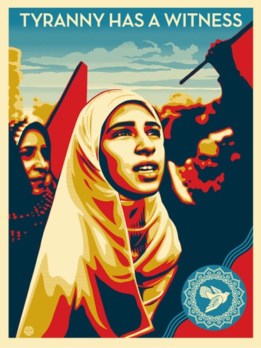 Tyranny Has A Witness by Shepard Fairey