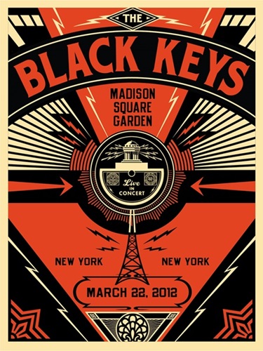 Black Keys Live by Shepard Fairey