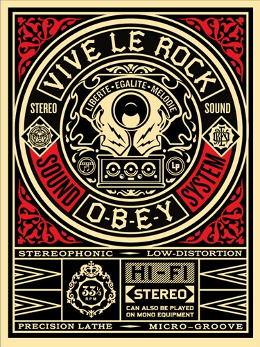 Vive Le Rock by Shepard Fairey