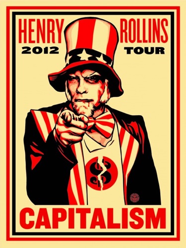 Rollins Capitalism by Shepard Fairey