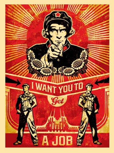 Get A Job by Shepard Fairey