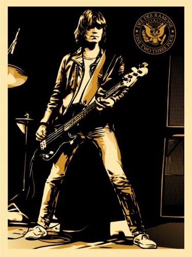 Dee Dee Ramone by Shepard Fairey