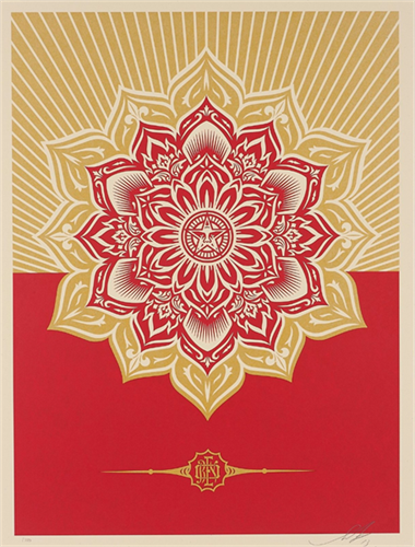 Obey Holiday Mandala by Shepard Fairey