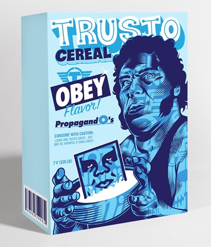 TrustoCorp x Obey Cereal by Shepard Fairey