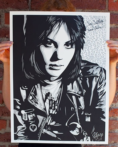 Joan Jett The Runaway by Shepard Fairey