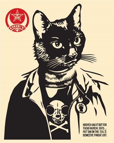 Radical Cat by Shepard Fairey