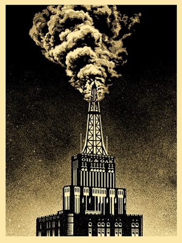 Oil & Gas Building by Shepard Fairey