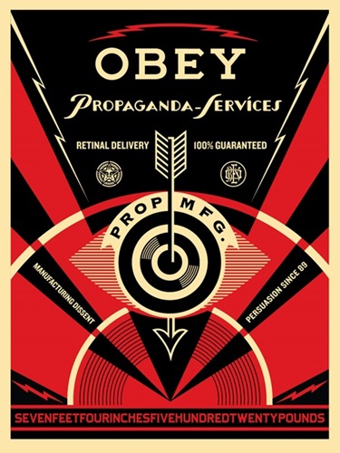 Propaganda Services Eye by Shepard Fairey